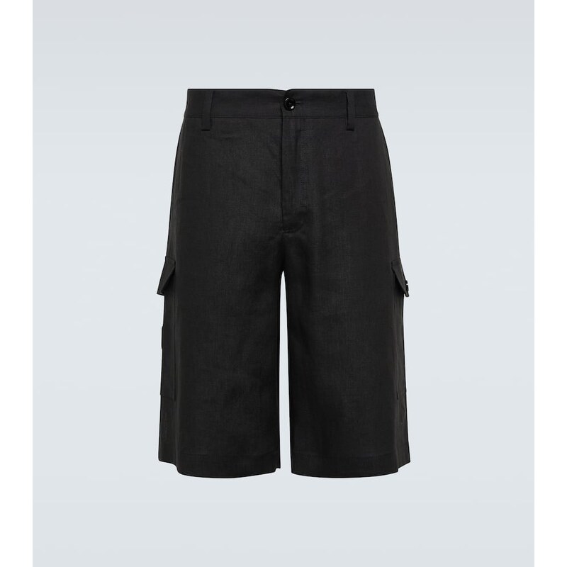 Dolce&Gabbana Linen cargo shorts 68187856