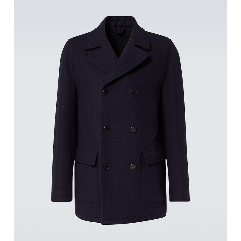 Thom Sweeney Double-breasted peacoat 68033624