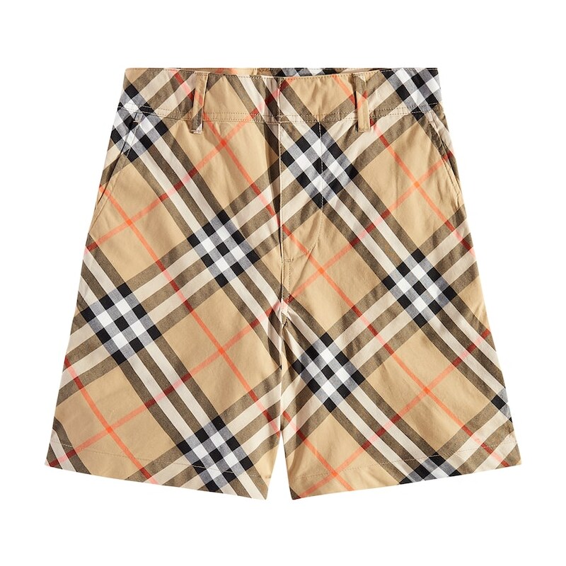 Burberry Kids Burberry Check cotton shorts 68021898