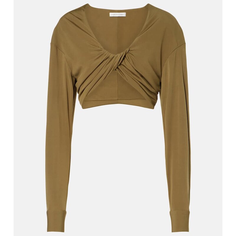 Christopher Esber Vivenda jersey crop top 67991359