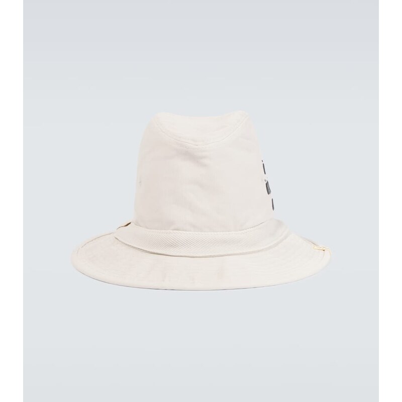 Visvim Embroidered cotton bucket hat 68281948