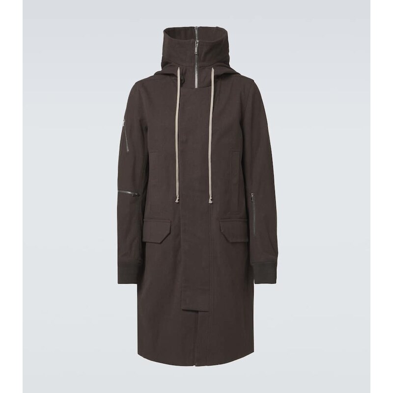 Rick Owens Oversized cotton coat 68246943