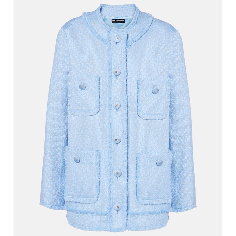 Dolce&Gabbana Raschel wool-blend tweed jacket 67960875