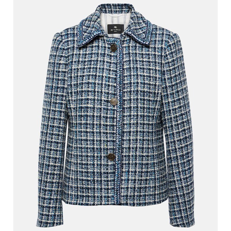 Etro Cotton-blend tweed jacket 68254786