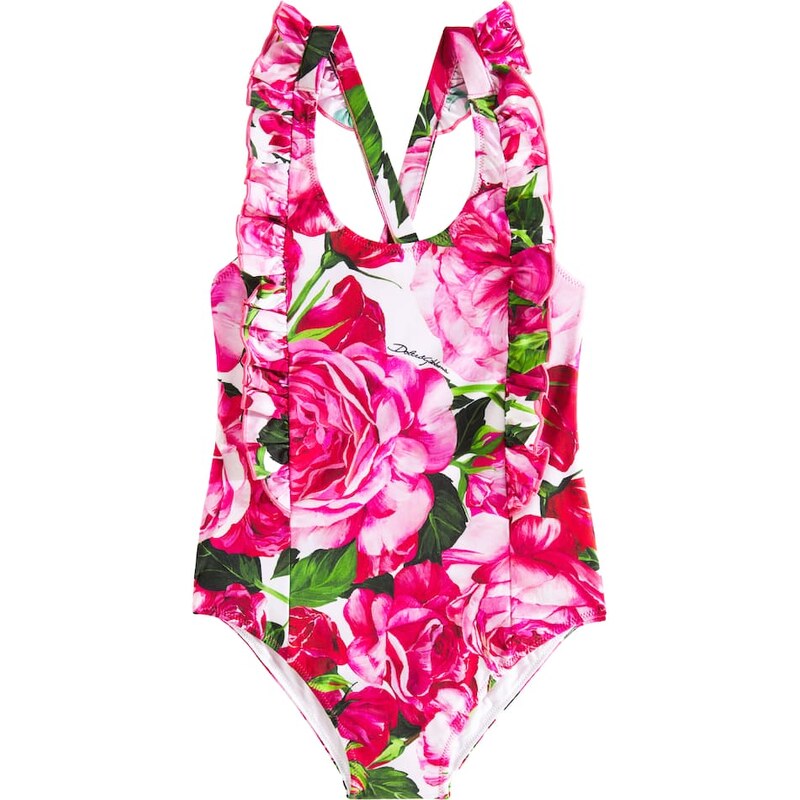Dolce&Gabbana Kids Floral swimsuit 68550590