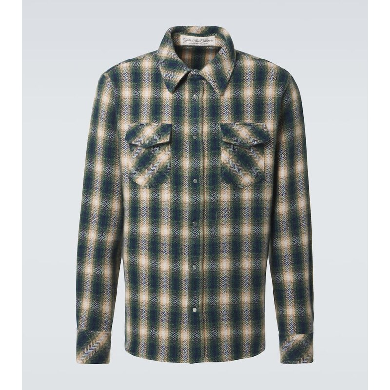 Gods True Cashmere Tartan cashmere shirt 68292739
