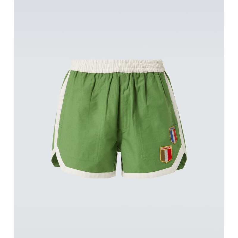 Bode Euro appliquÃ cotton shorts 68284477