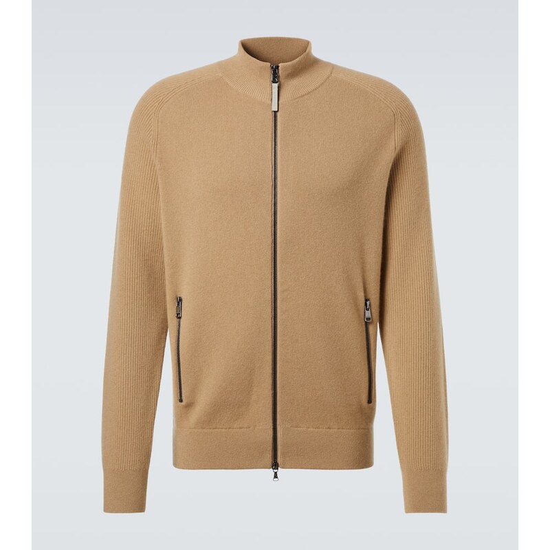 Bogner Dexter wool and cashmere zip-up sweater 68289235