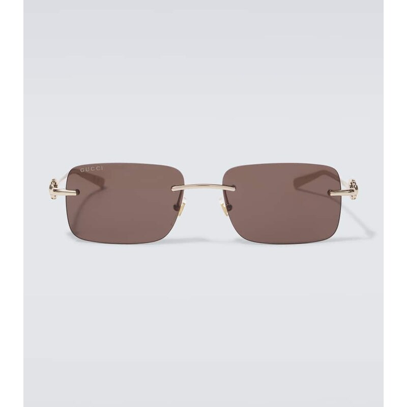 Gucci Horsebit rectangular sunglasses 68289270