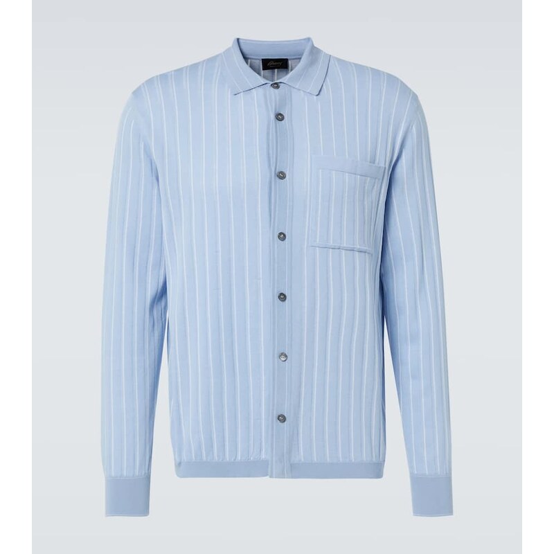 Brioni Cotton, silk and linen cardigan 68095917