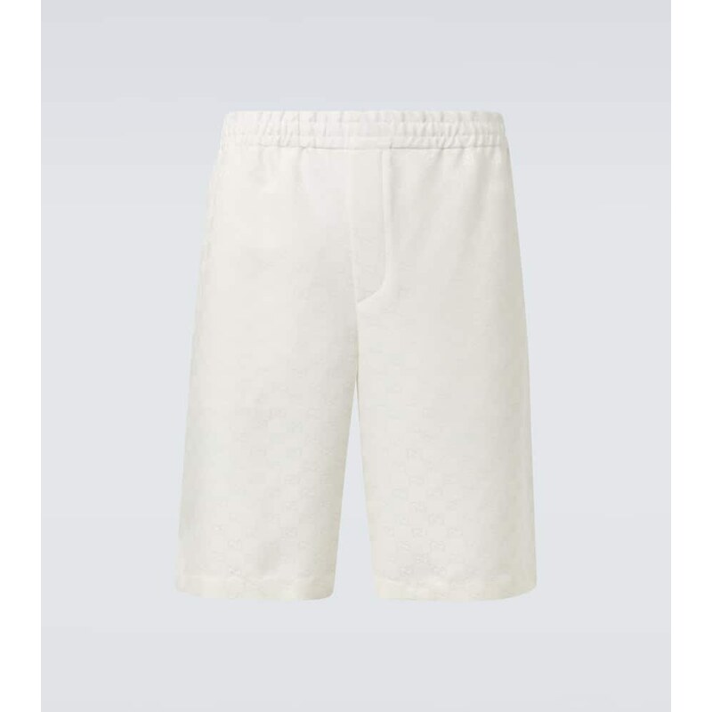 Gucci GG linen-blend shorts 67972607