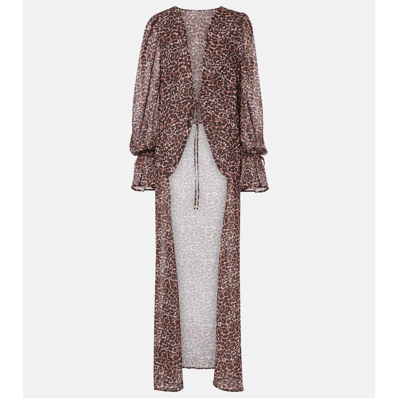 Bananhot Leopard-print beach cover-up 68292753