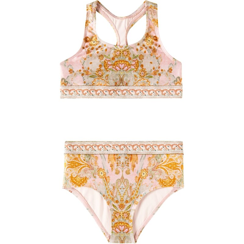 Zimmermann Kids Wylie printed bikini 68002385