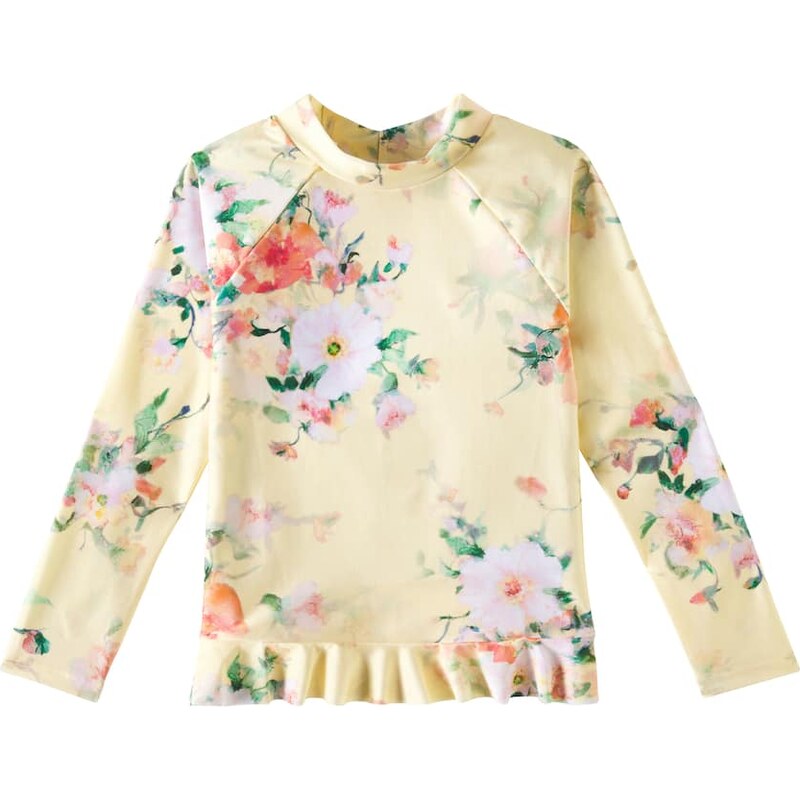 Zimmermann Kids Everley floral rashguard swimsuit 67982210