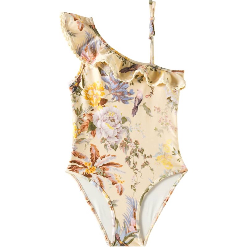 Zimmermann Kids Tallow ruffled floral swimsuit 68138481