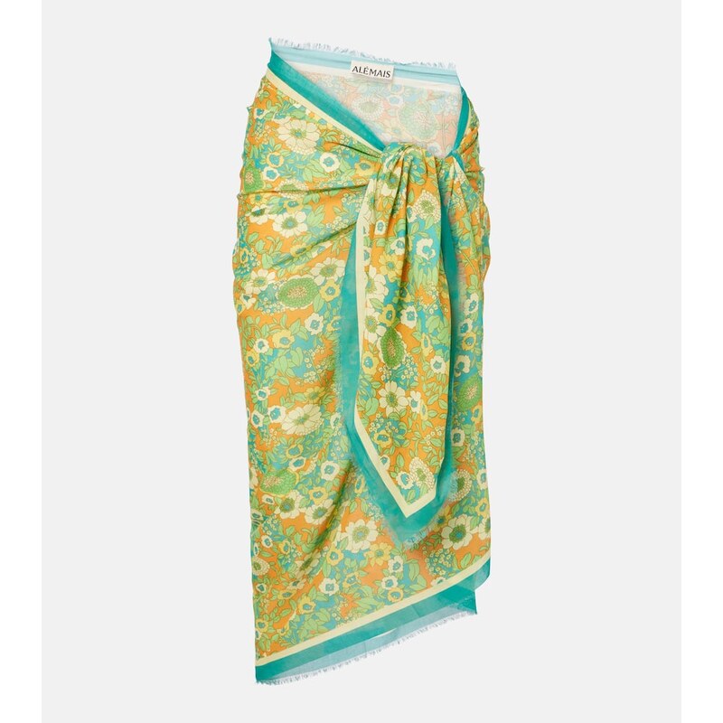 Alemais AlÃmais Jeff printed cotton beach cover-up 68251728