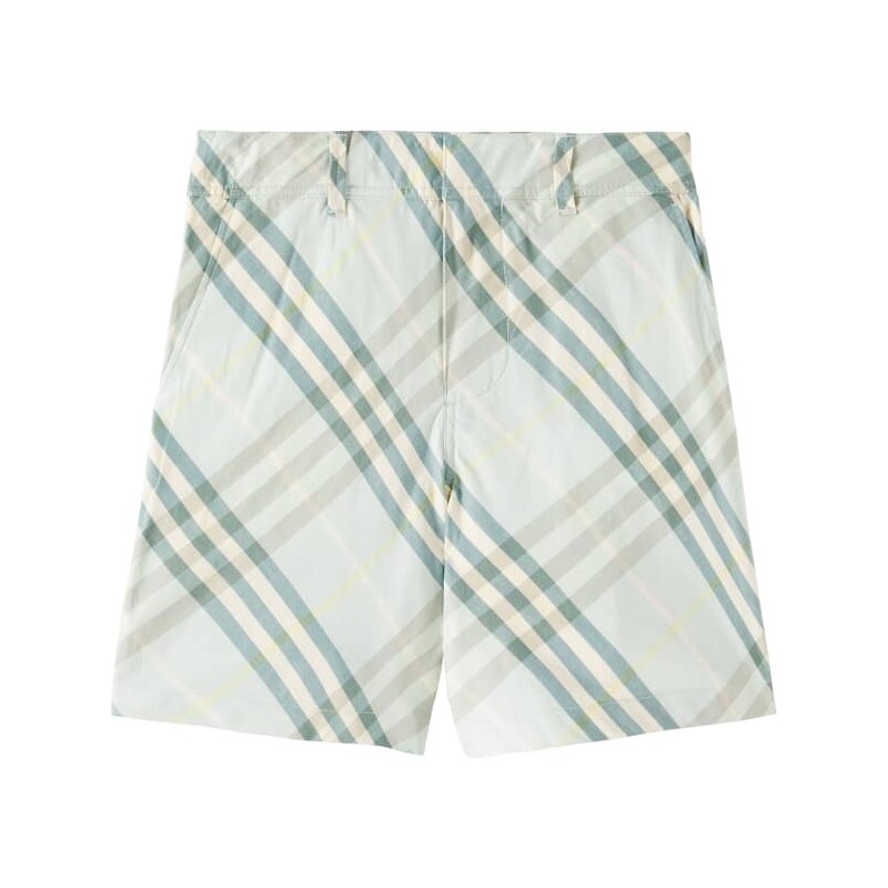 Burberry Kids Checked cotton shorts 68054821