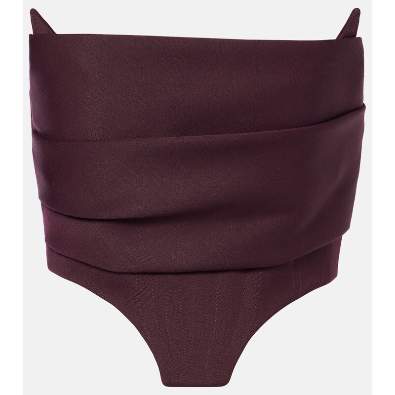 Alex Perry Draped bustier 68012727