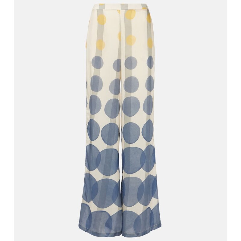 Adriana Degreas Polka-dot wide-leg pants 68229509