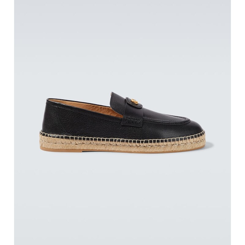 Valentino Garavani VLogo leather espadrilles 67982469