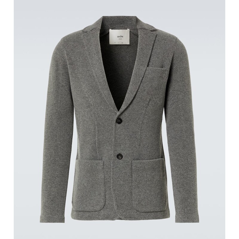 Arch4 Mr Poole wool and cashmere cardigan 68080757