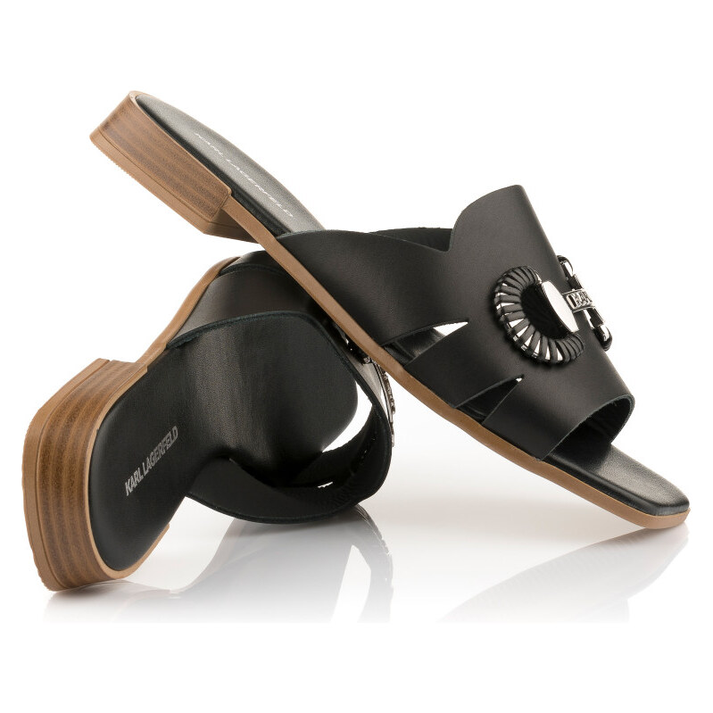 ŠĽAPKY KARL LAGERFELD PETALO BROOCH SLIDE 67595041