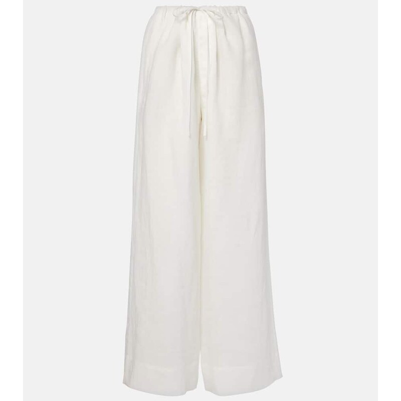 SIR Rosalia mid-rise ramie wide-leg pants 68312688