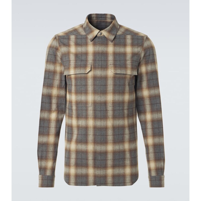 Rick Owens Plaid cotton shirt 68255102