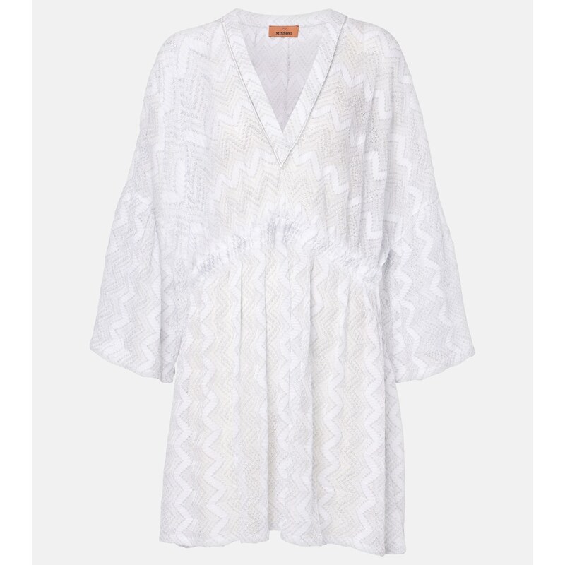Missoni Zigzag lamÃ beach dress 67981806