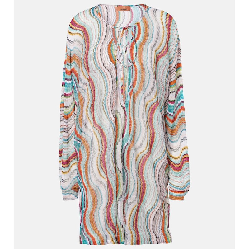 Missoni Printed lamÃ beach cover-up 67931079
