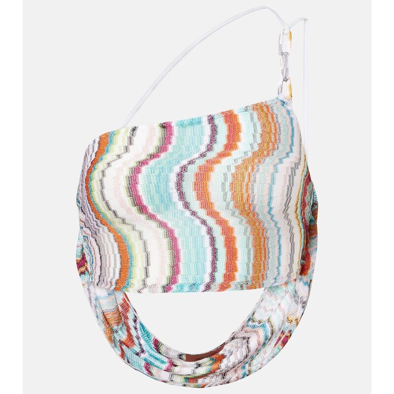 Missoni Zig Zag lamÃ crop top 67951649