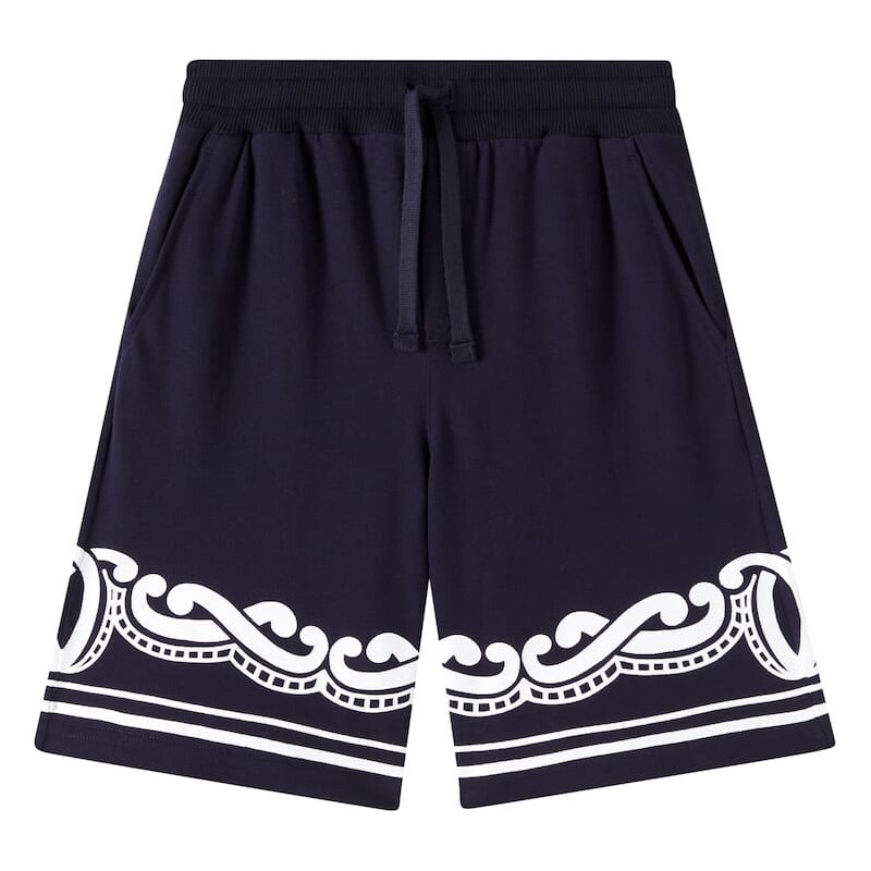 Dolce&Gabbana Kids Bandana cotton piquÃ shorts 68284434