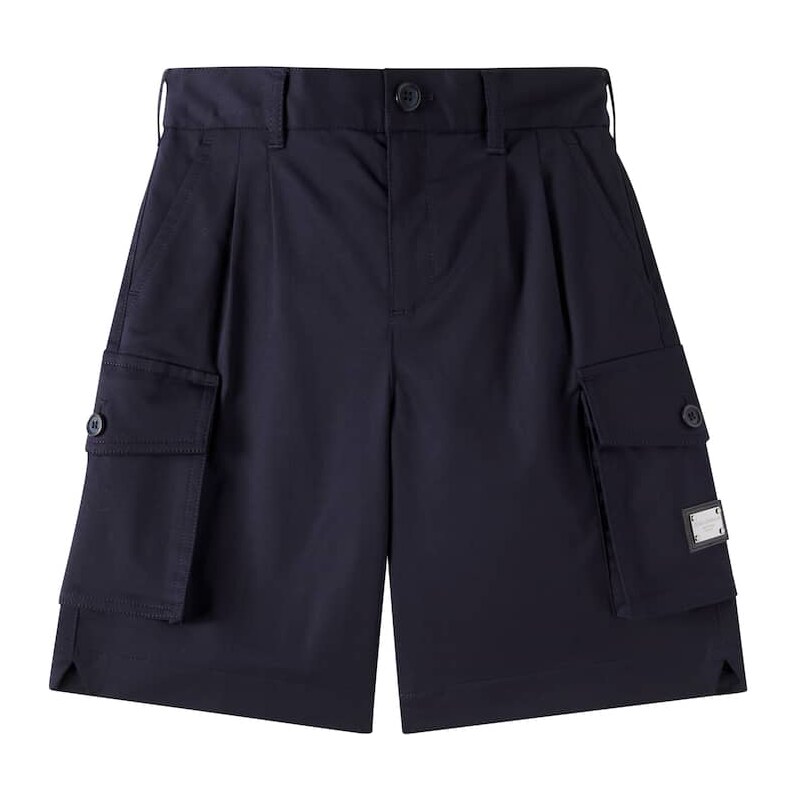 Dolce&Gabbana Kids Cotton gabardine shorts 68282066