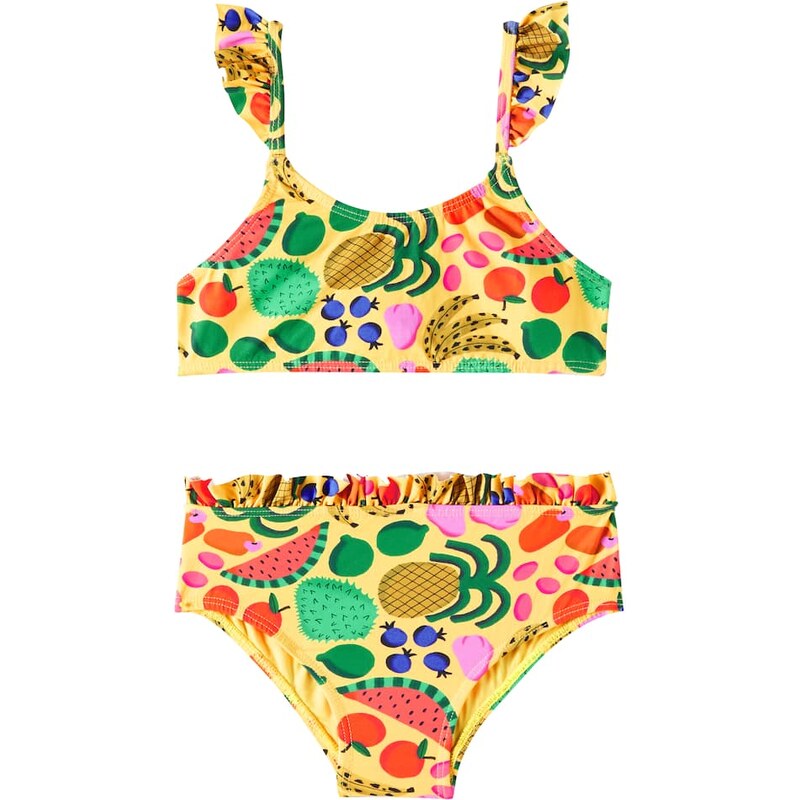 Fabula FÃ¡bula Printed ruffled bikini 67941681