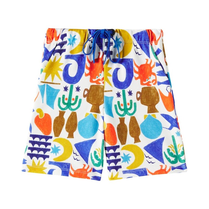 Fabula FÃ¡bula Printed cotton Bermuda shorts 68289341