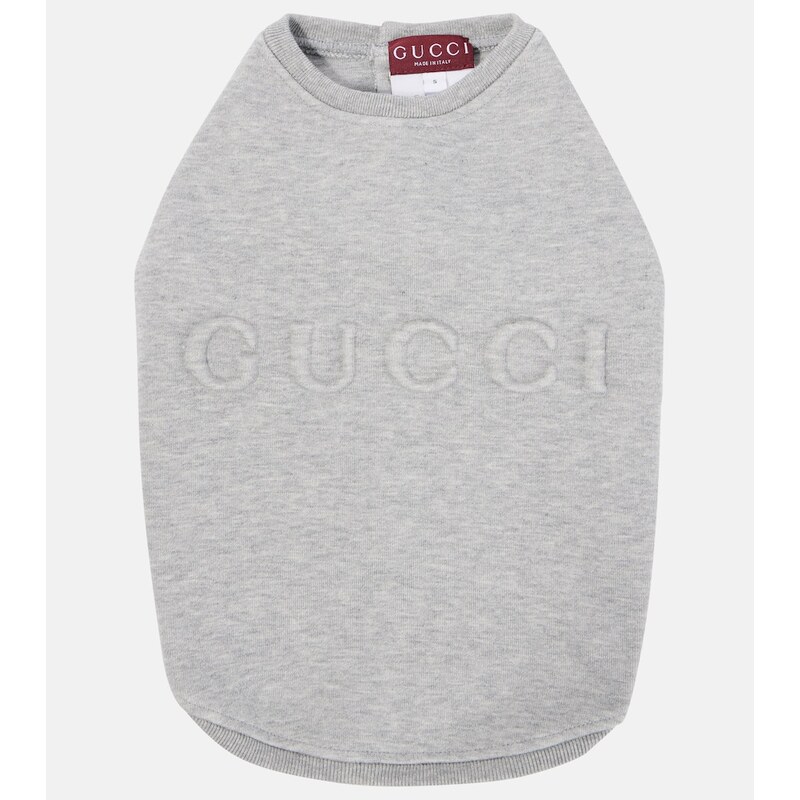 Gucci Logo embossed dog sweatshirt 68022911