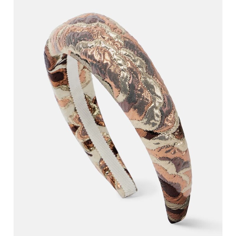 Valentino Jacquard lamÃ headband 68180812