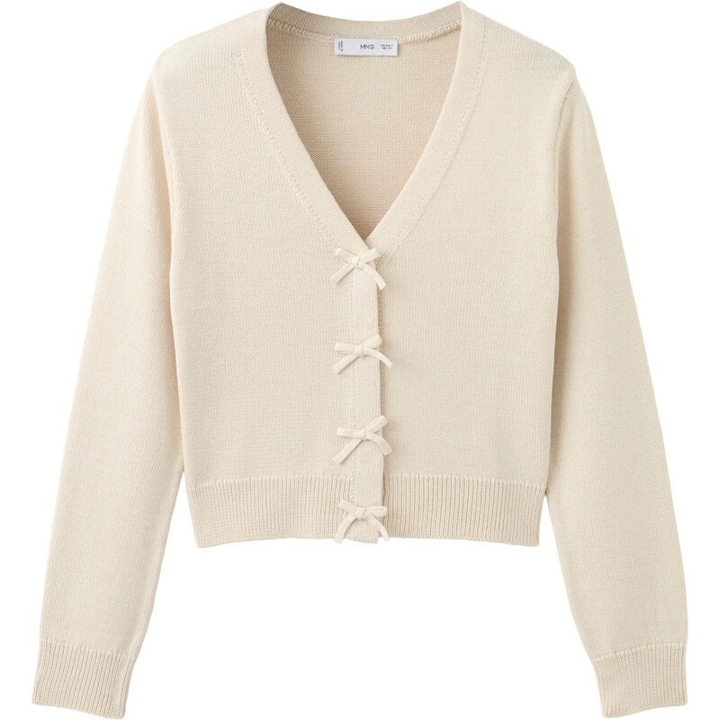 MANGO Kardigán FRIVOLI svetlobéžová 67599127
