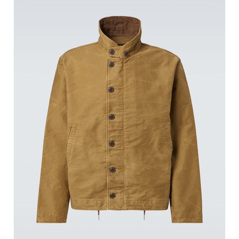 RRL Corduroy-trimmed cotton jacket 67992680