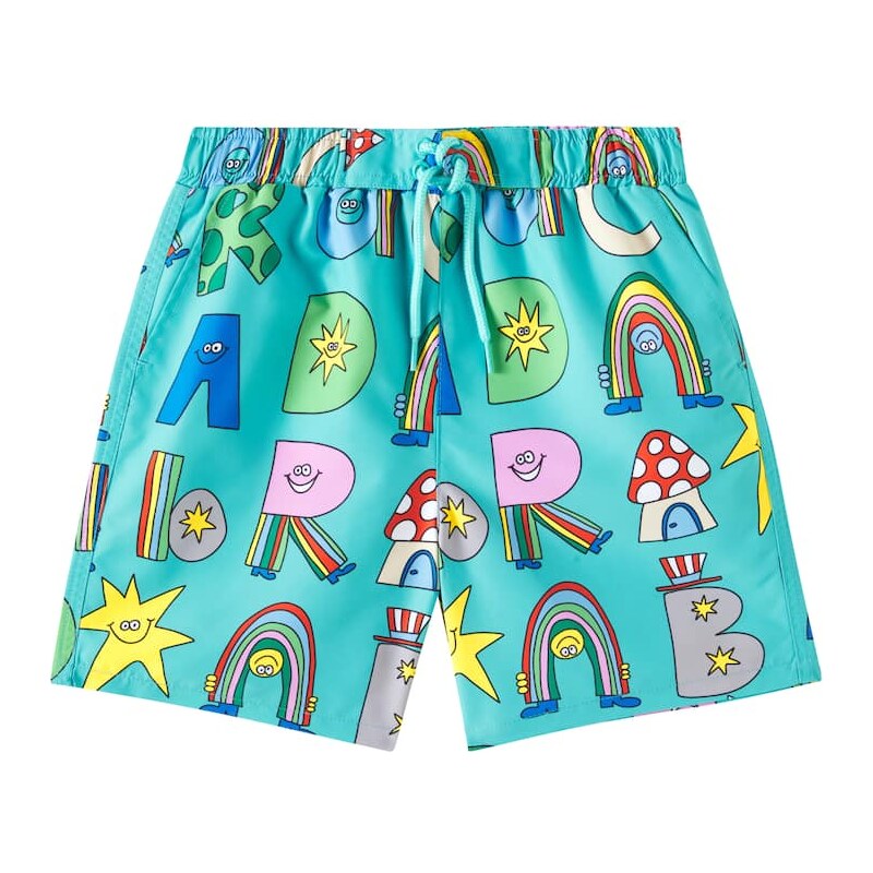 Stella McCartney Kids Printed swim shorts 68012552