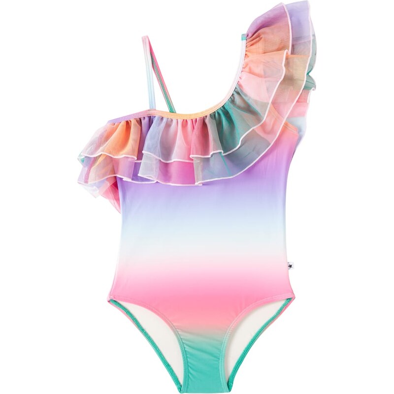 Molo Nilla ruffled one-shoulder swimsuit 68152951