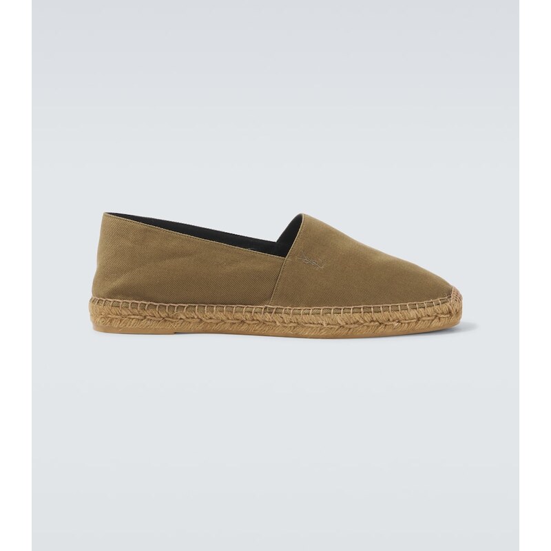 Saint Laurent Cassandre gabardine espadrilles 68283330