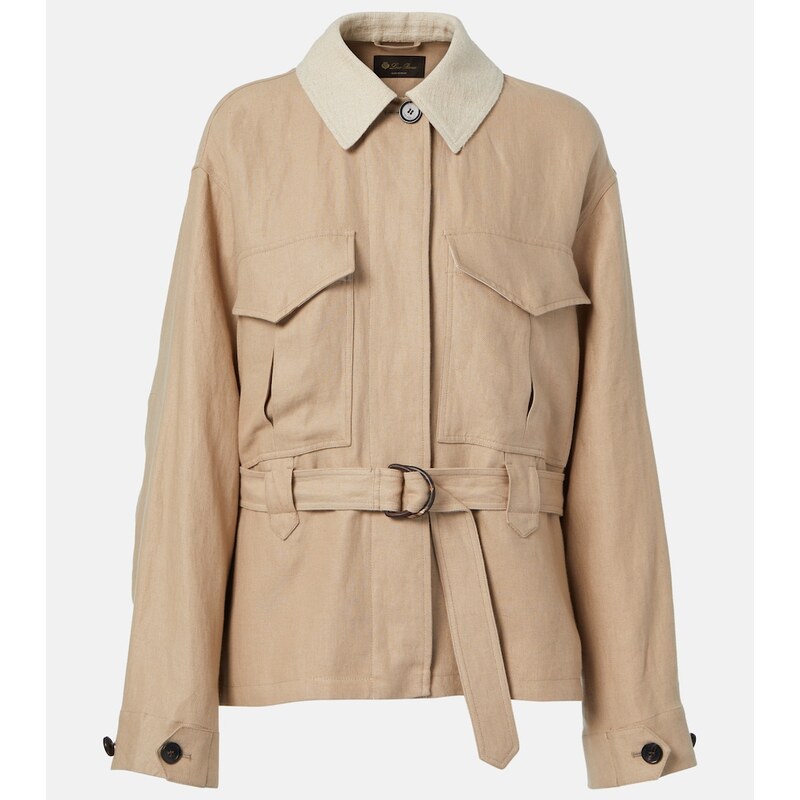 Loro Piana Dillon linen crêpe jacket 68224413