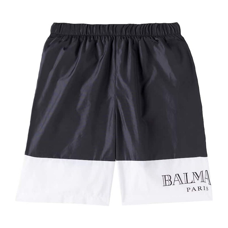 Balmain Kids Printed swim trunks 67961956