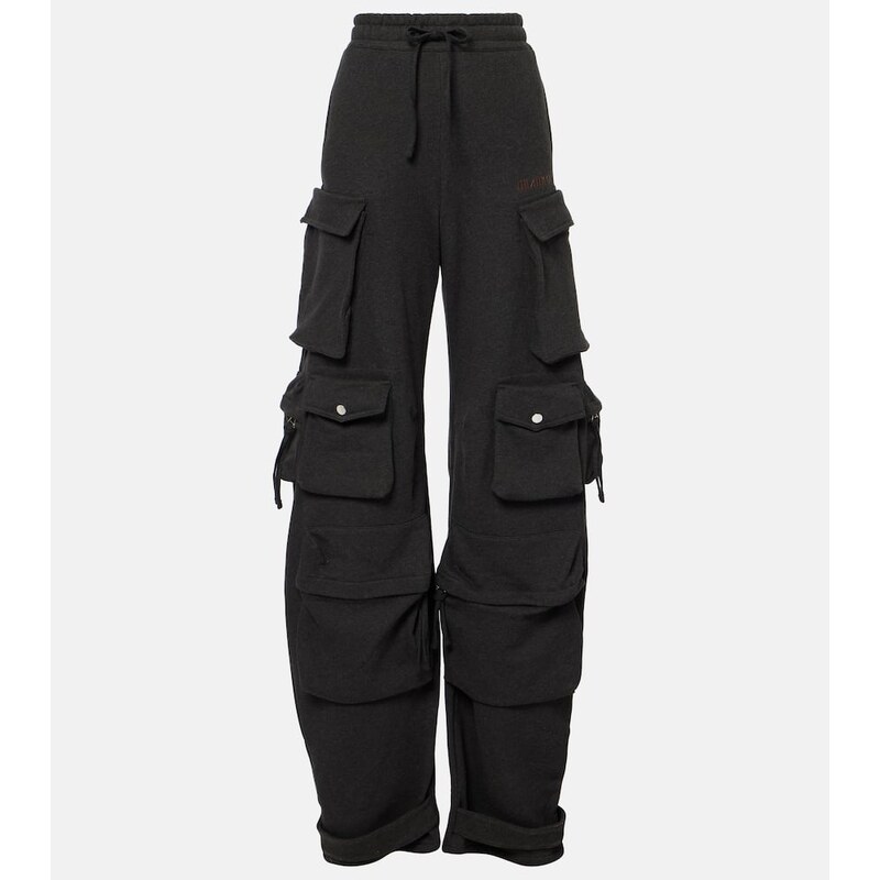 The Attico Cotton fleece cargo pants 68314483
