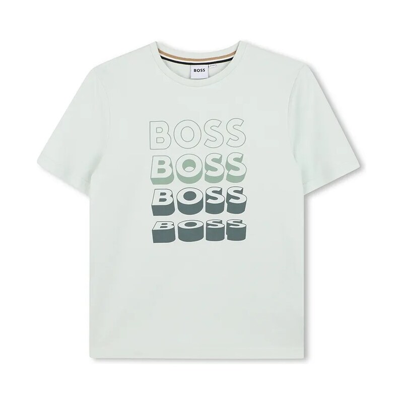 Detské bavlnené tričko BOSS 67595544