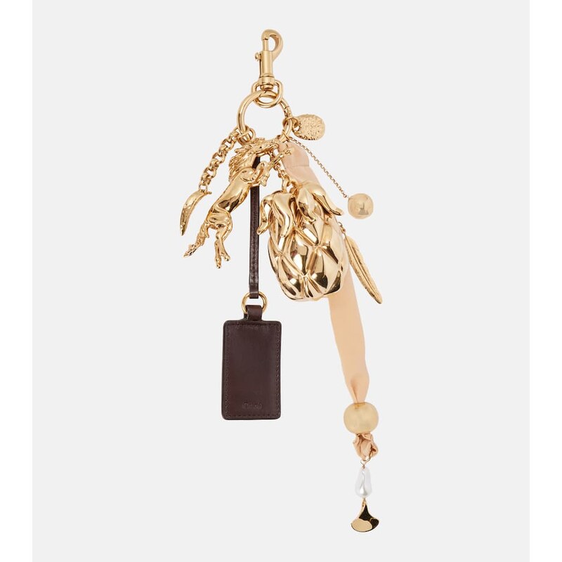 Chloe ChloÃ Giga Pineapple leather bag charm 67993262