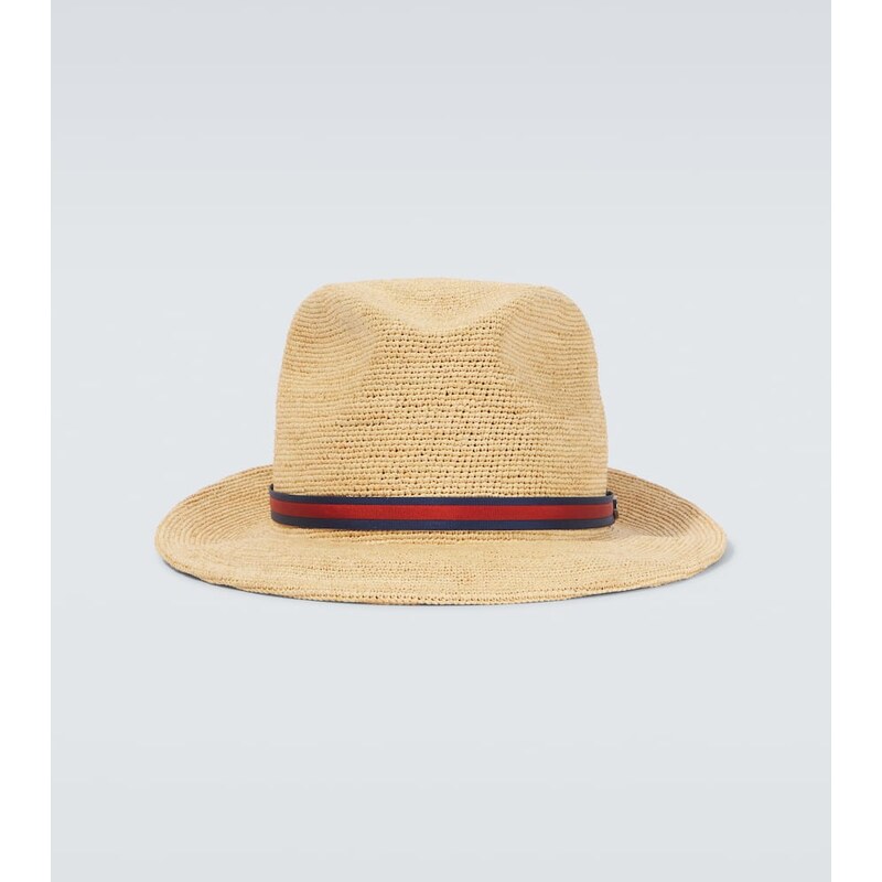 Borsalino Argentina crochet straw Panama hat 67941895