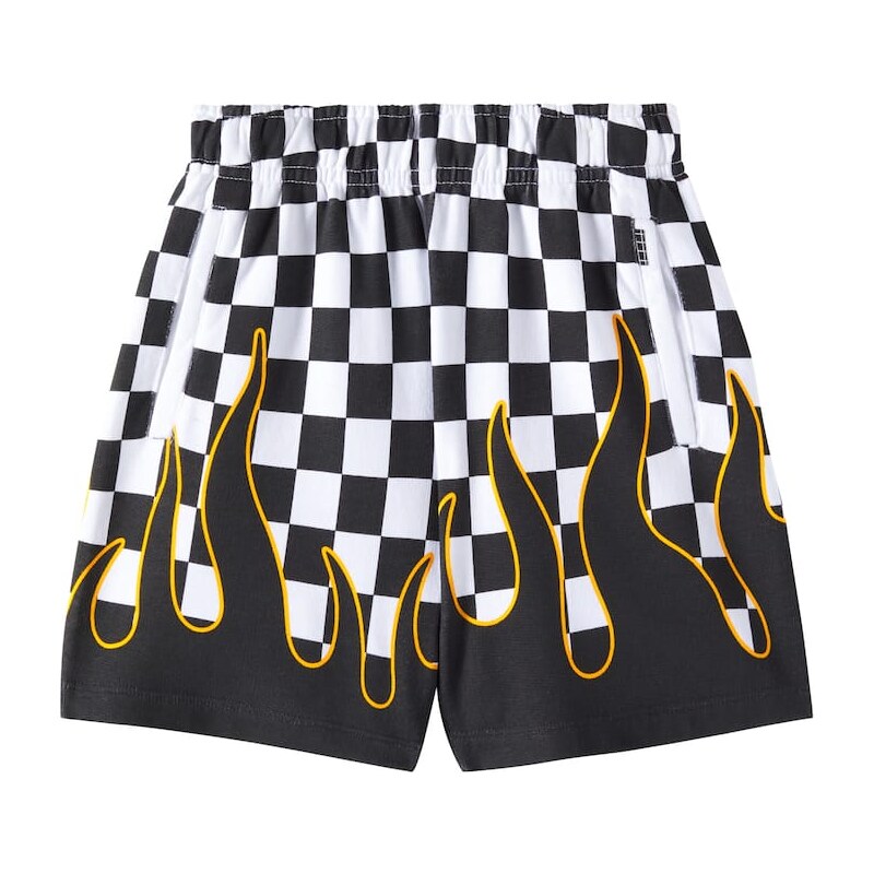Molo Amil checked cotton jersey Bermuda shorts 68038908