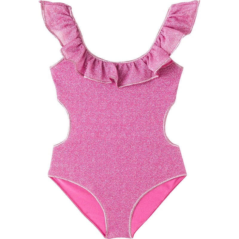 Oseree Kids OsÃree Kids LumiÃ¨re ruffled lamÃ bikini 68273401